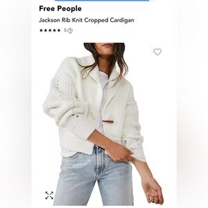 Free People Jackson Rib Knot Cardigan